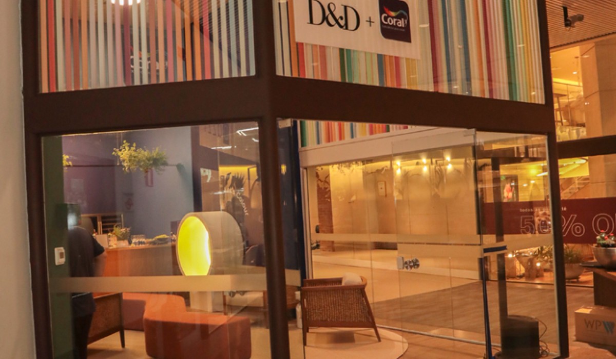 Primeira colaboração: um espaço inovador e multifuncional no maior shopping de decoração e design da América Latina